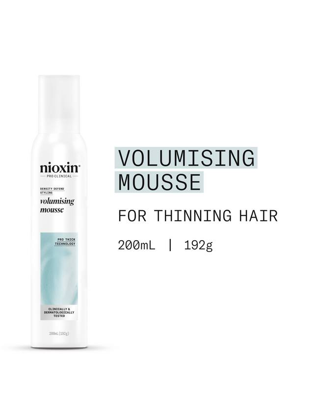 Nioxin Pro Clinical Density Defend Styling volumising + Thickening Mousse, 200ml