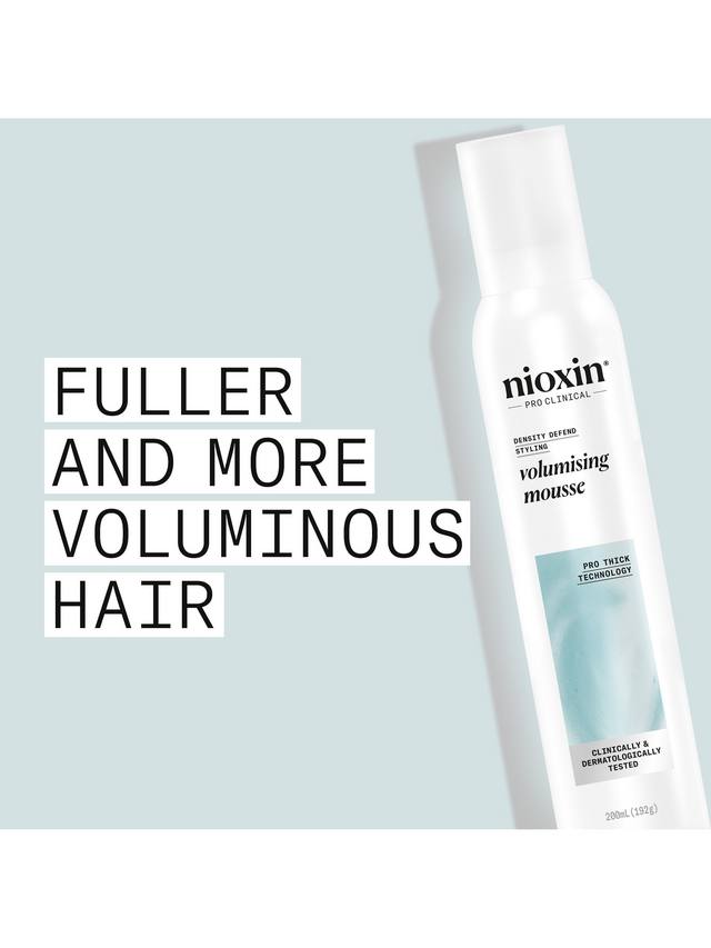 Nioxin Pro Clinical Density Defend Styling volumising + Thickening Mousse, 200ml