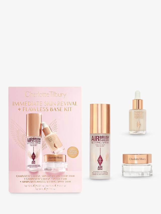 Charlotte Tilbury Immediate Skin Revival + Flawless Base Kit Skincare Gift Set